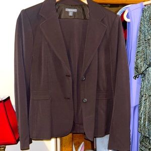 Women’s Chocolate Brown Suit Jacket (12P) & Pants (14P)
